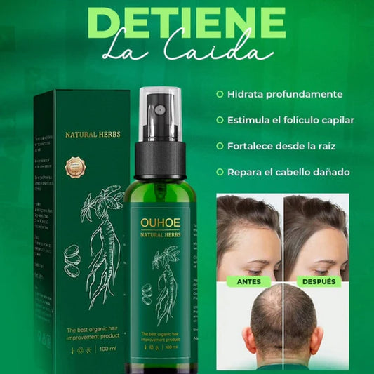 Spray para crecer el cabello